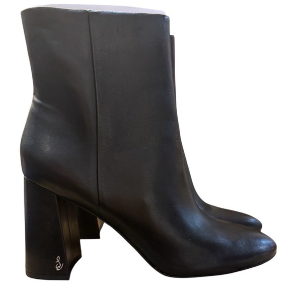 Sam Edelman Women's‎ Daria Ankle Boot Black Leather Size 8.5 - Picture 1 of 11
